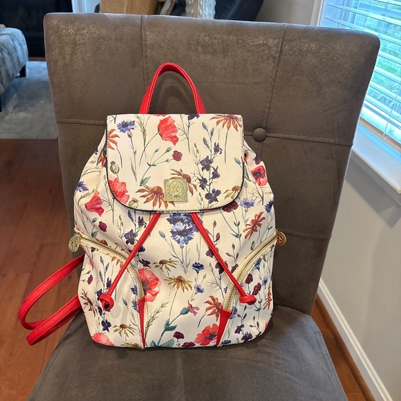 Christian Lacroix Vegan Flowered Multi Backpack - Picture 1 of 7